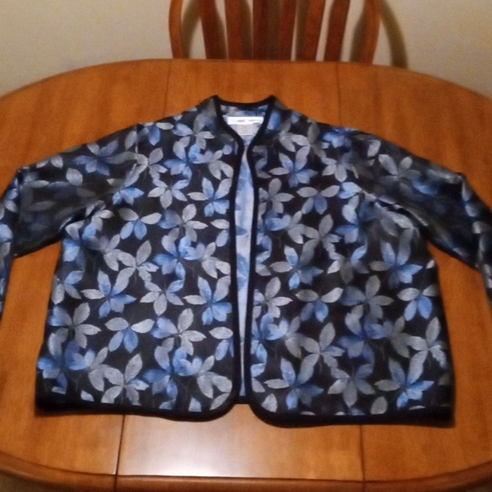 Elizabeth Williams 2XL women's floral jacket